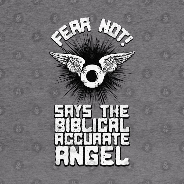 Be Not Afraid! Says The Biblically Accurate Angel by  TigerInSpace